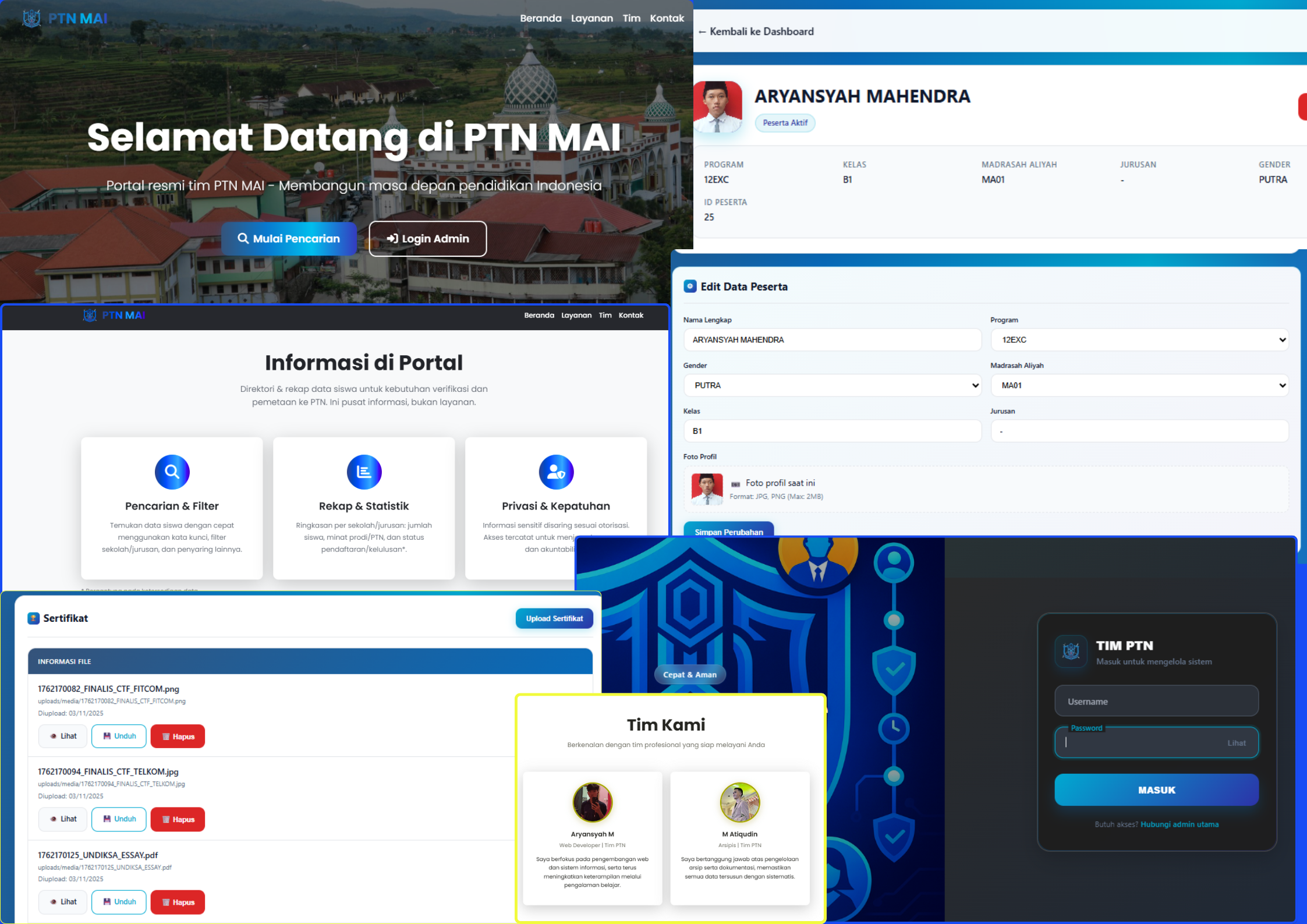 Web PTN MAI